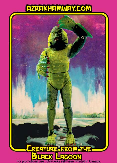 Azrak Hamway Action Creature from the Black Lagoon trading card